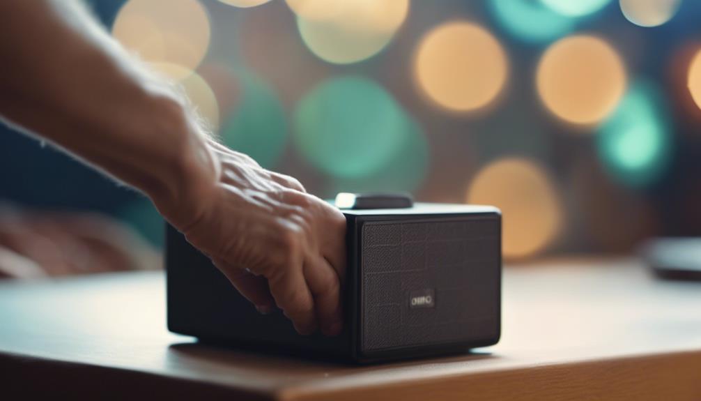 gentle tapping on toniebox