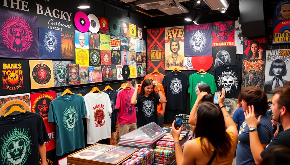 merchandise to engage fans