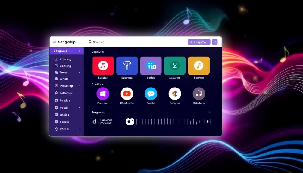 music sharing platform features