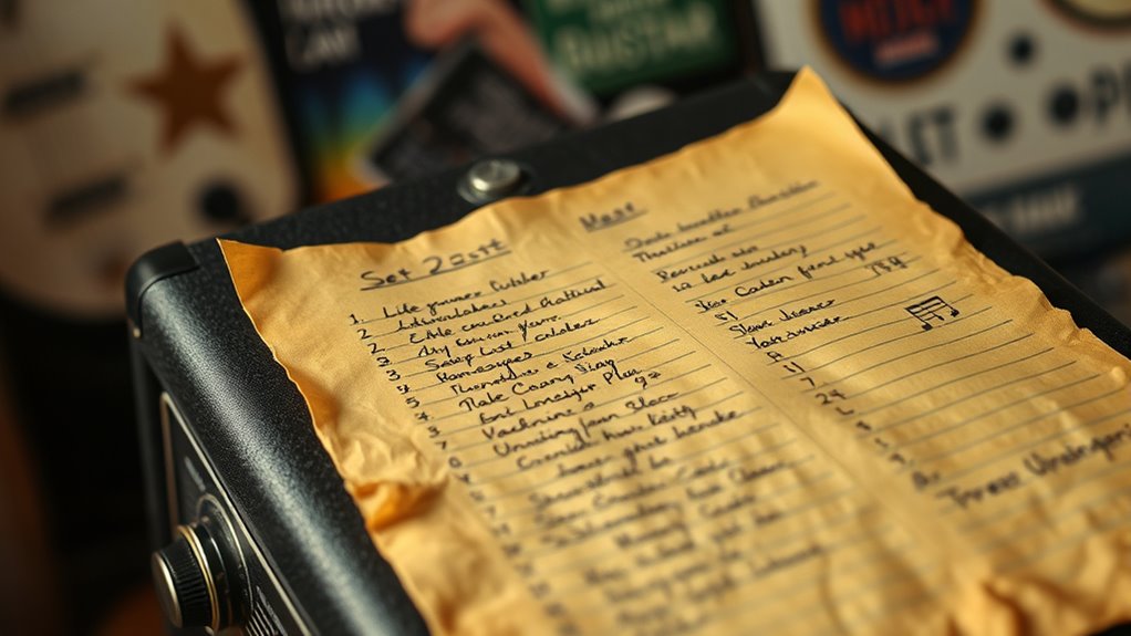 authentic spontaneous musical memorabilia