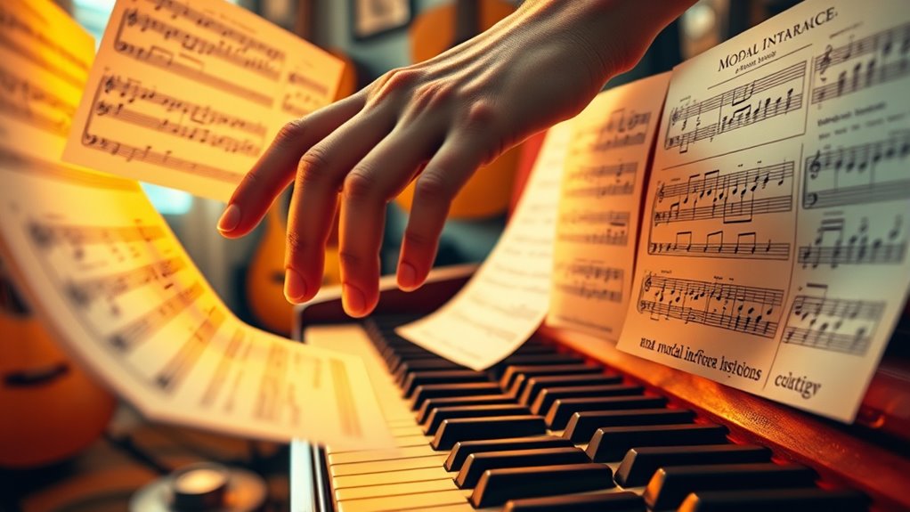 borrow chords from parallel modes