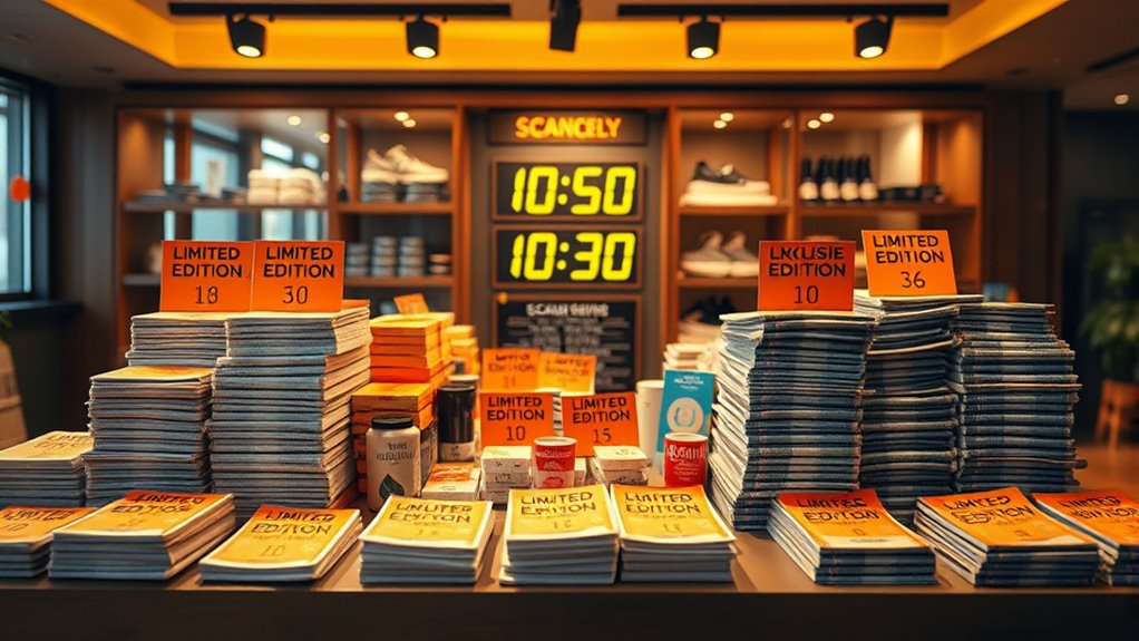 create urgency with scarcity