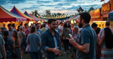 festival networking without vip