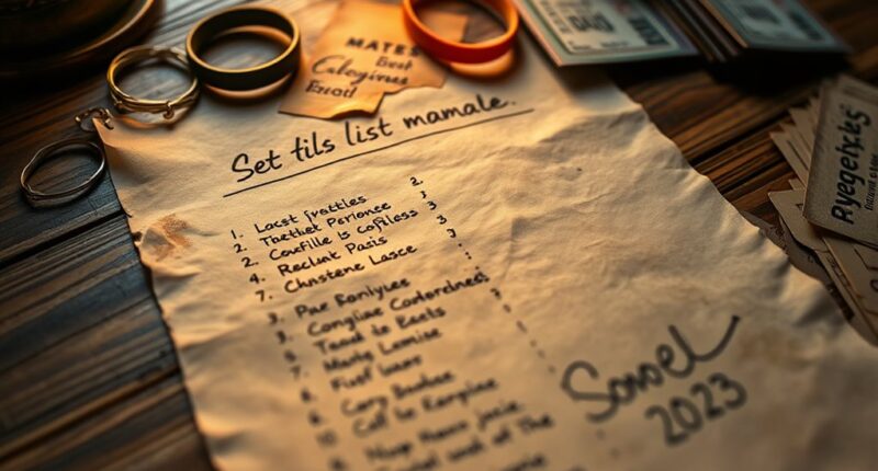 handwritten setlists command higher prices