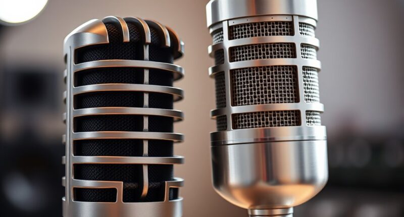 microphone selection for warmth