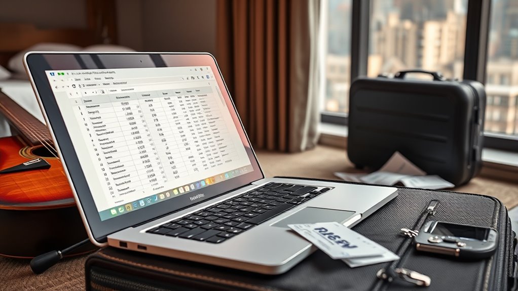 music travel expense deductions