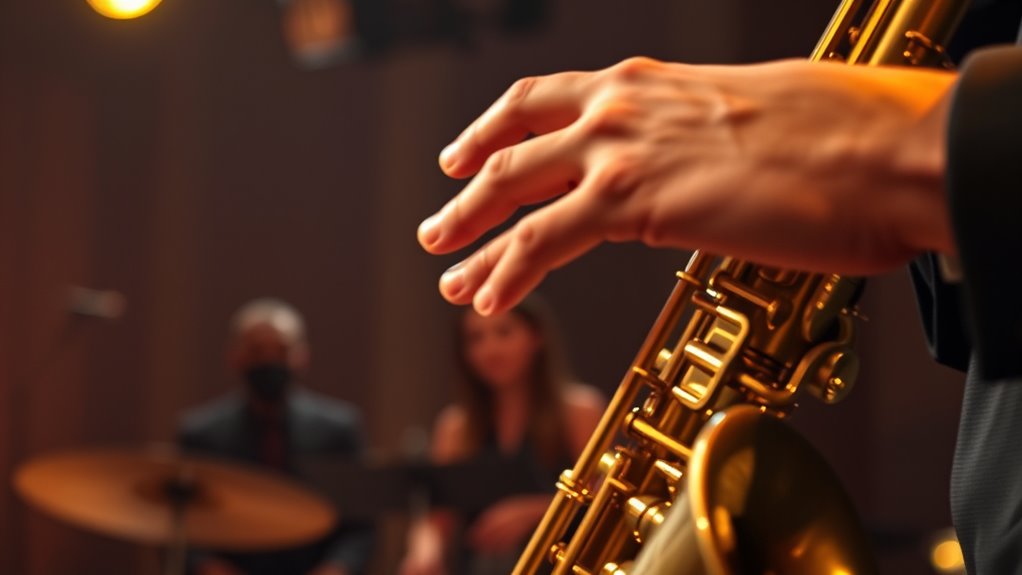 subtle syncopation maintains groove