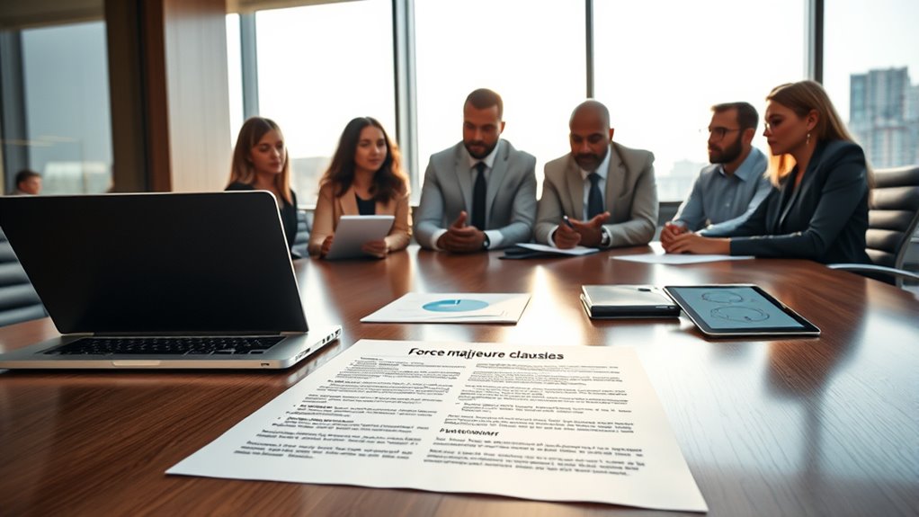 update force majeure clauses regularly