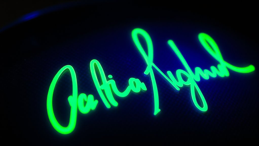 uv light reveals hidden signatures