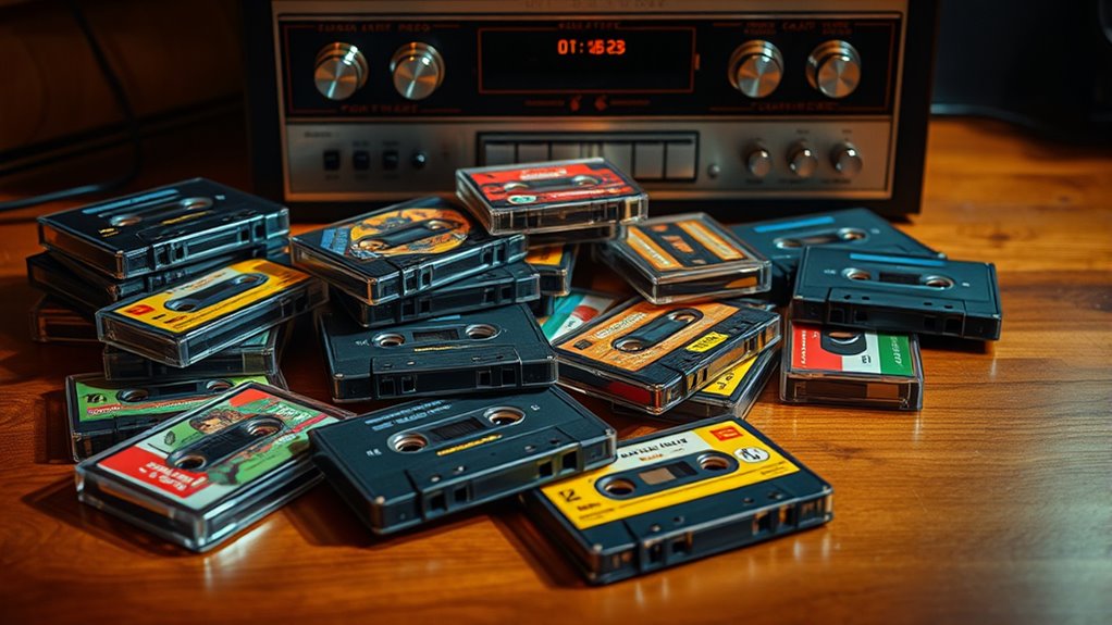 vintage tapes nostalgic appeal