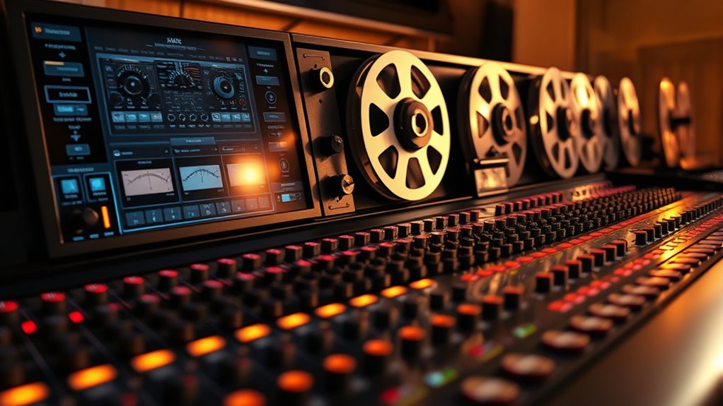 warm harmonic tape saturation
