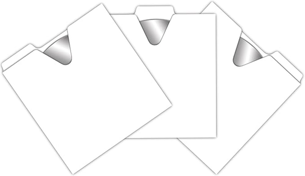 100 pack cd sleeves