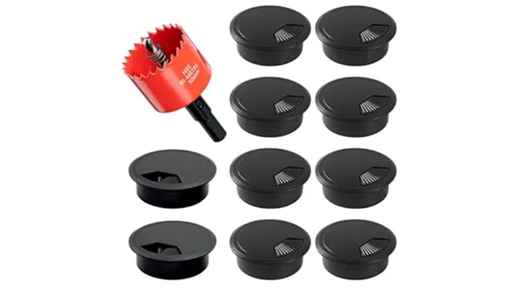 10 pack cable grommets