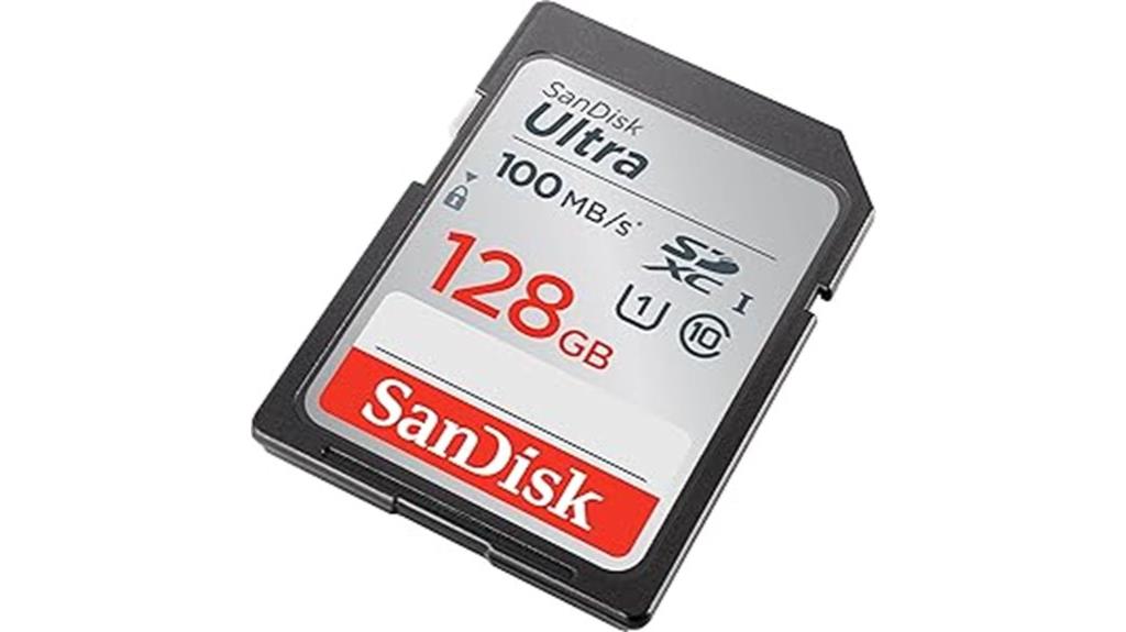 128gb high speed memory card