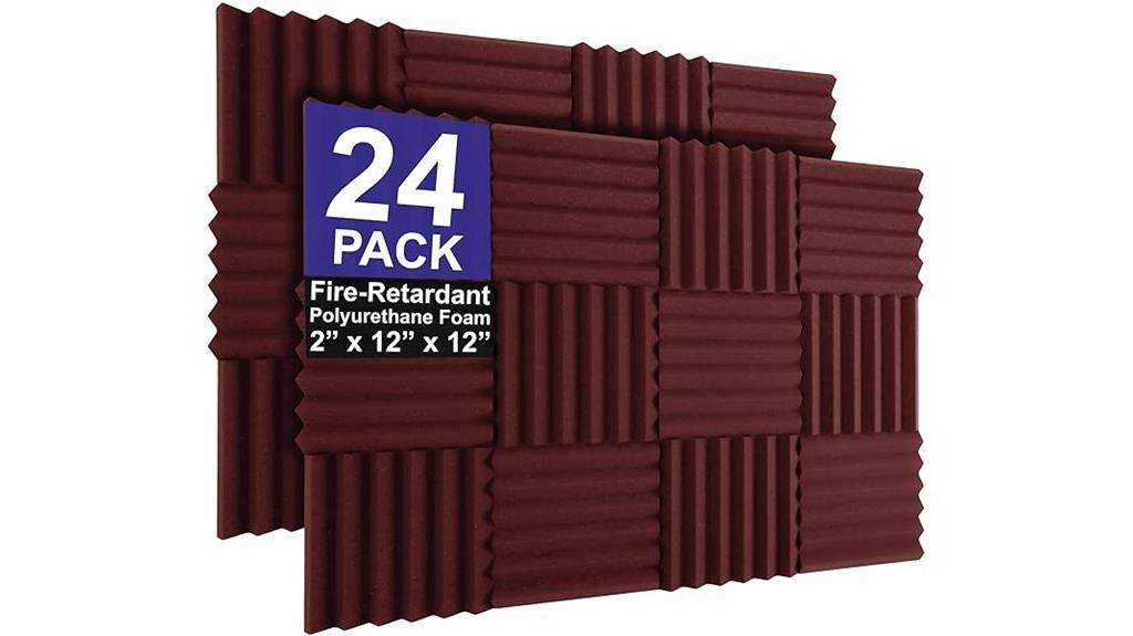 24 pack color acoustic panels