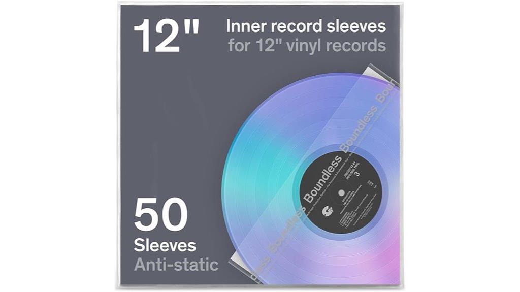 50 pack anti static sleeves