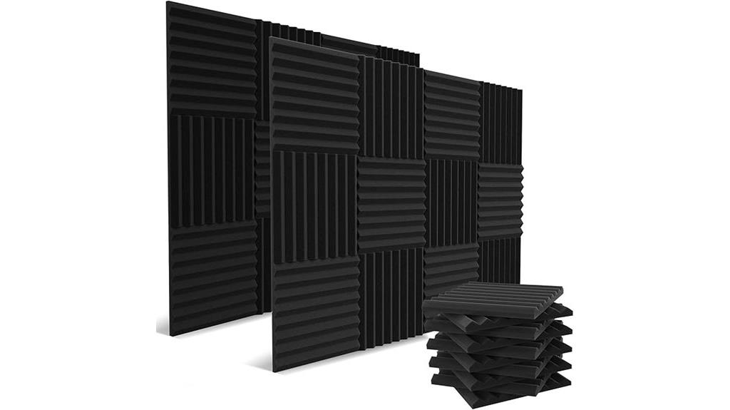 52 pack acoustic foam