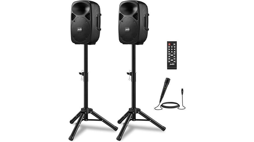 8 inch dj speaker set