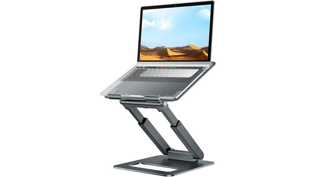 adjustable desk laptop stand