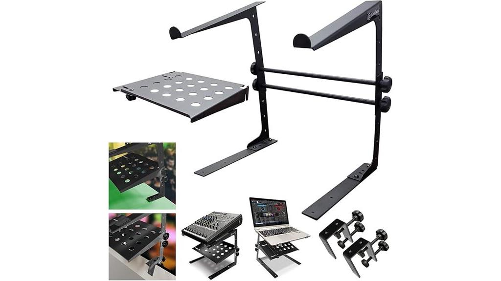 adjustable dj stand clamps