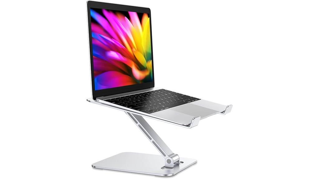 adjustable foldable aluminum stand