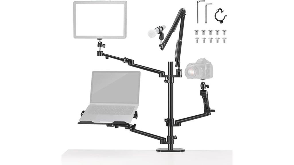 adjustable overhead camera setup