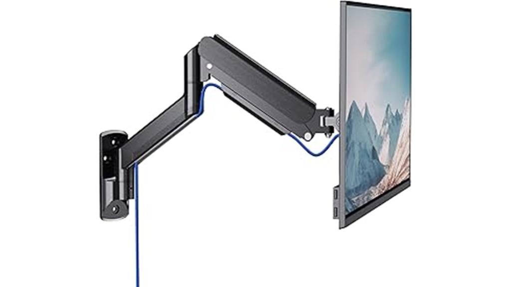 adjustable wall mount monitors