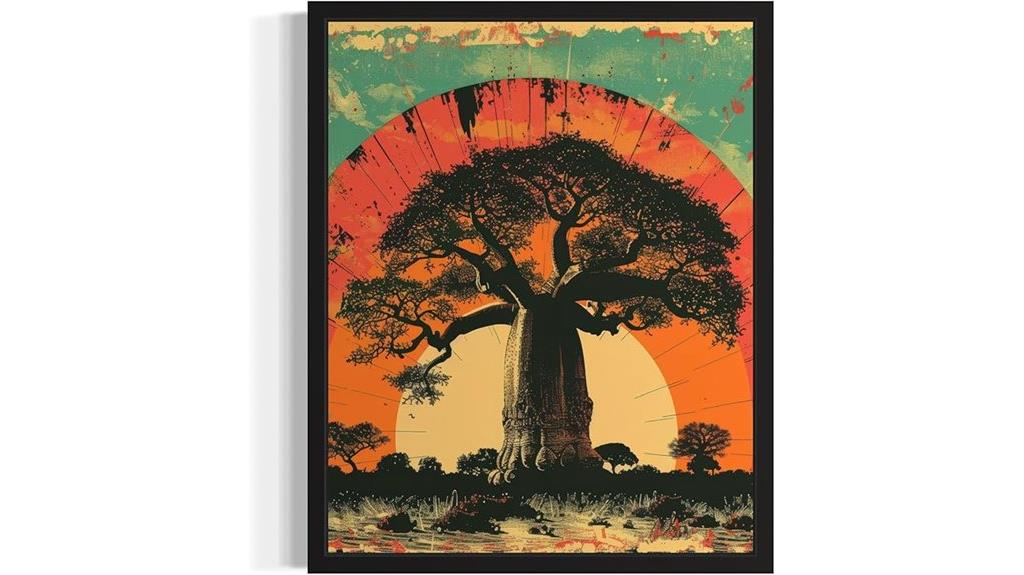 african wildlife wall art
