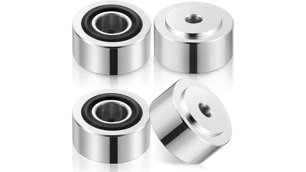 aluminum alloy speaker feet
