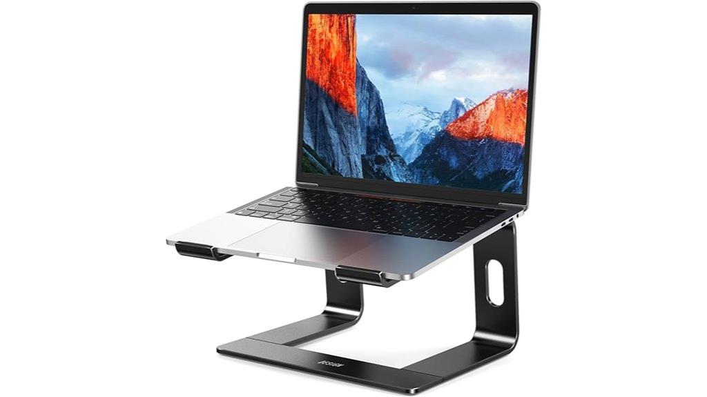 aluminum ergonomic laptop stand