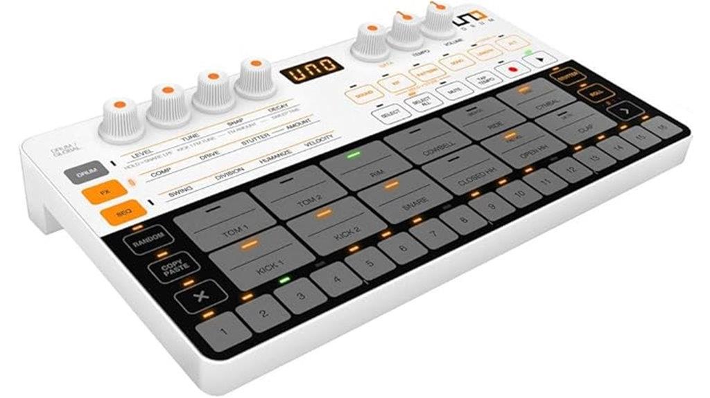 analog and digital drum machine