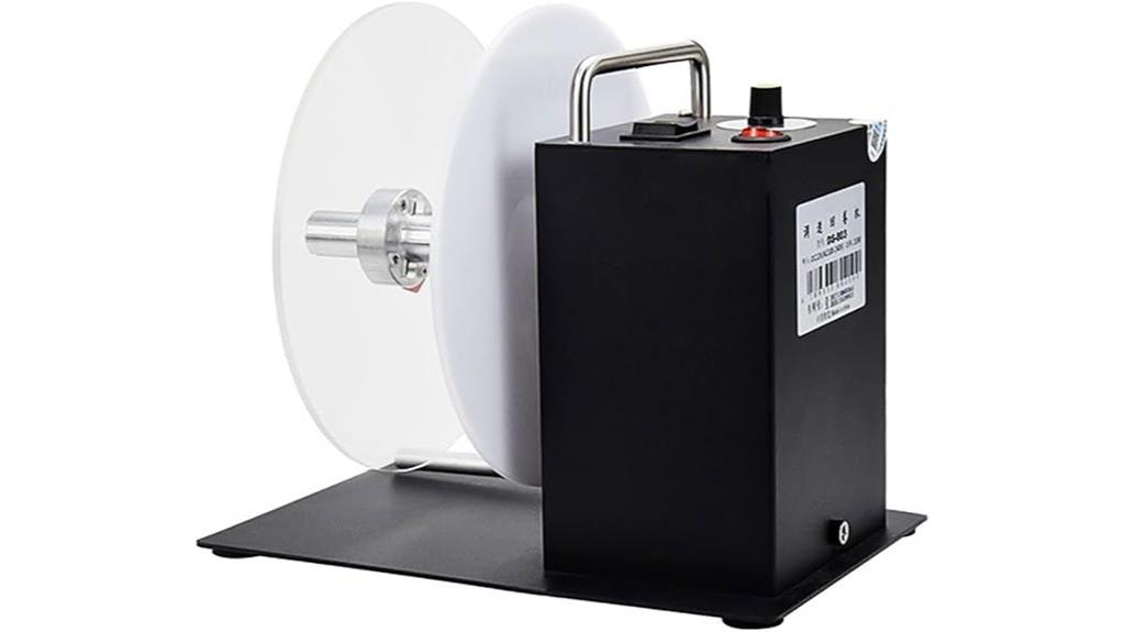 automatic label rewinder machine