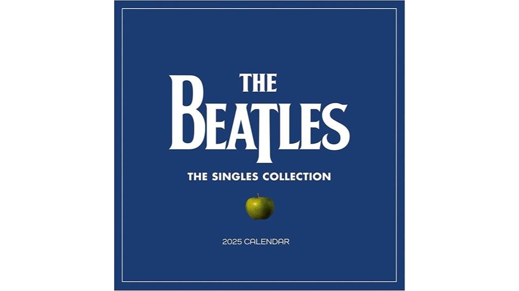 beatles 2025 wall calendar
