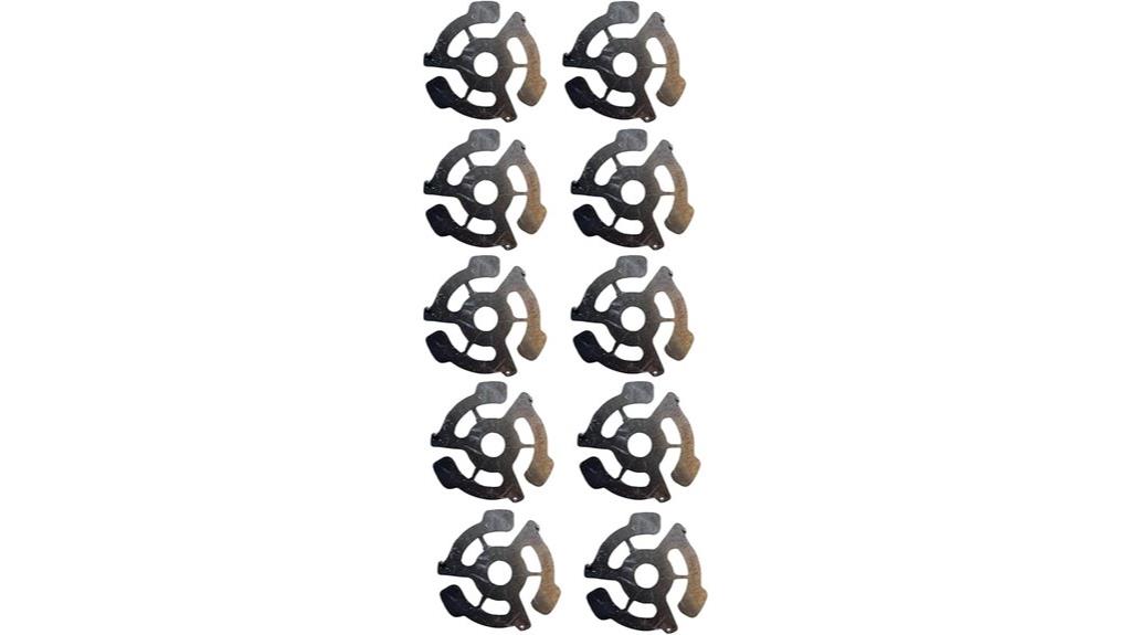 black 45 rpm adapters