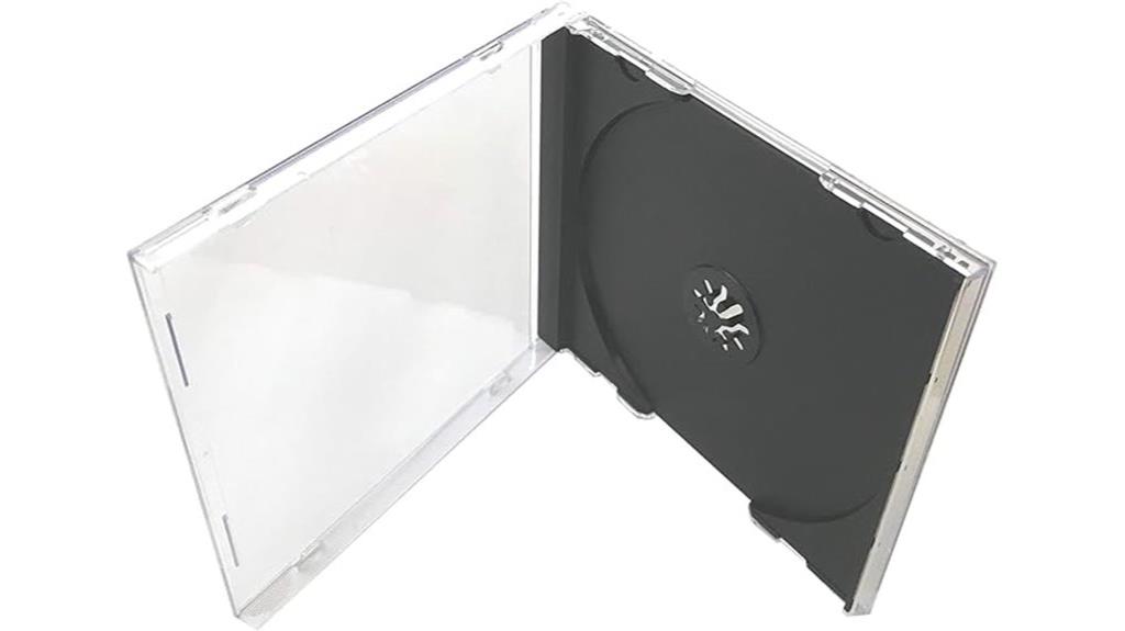 black cd jewel cases