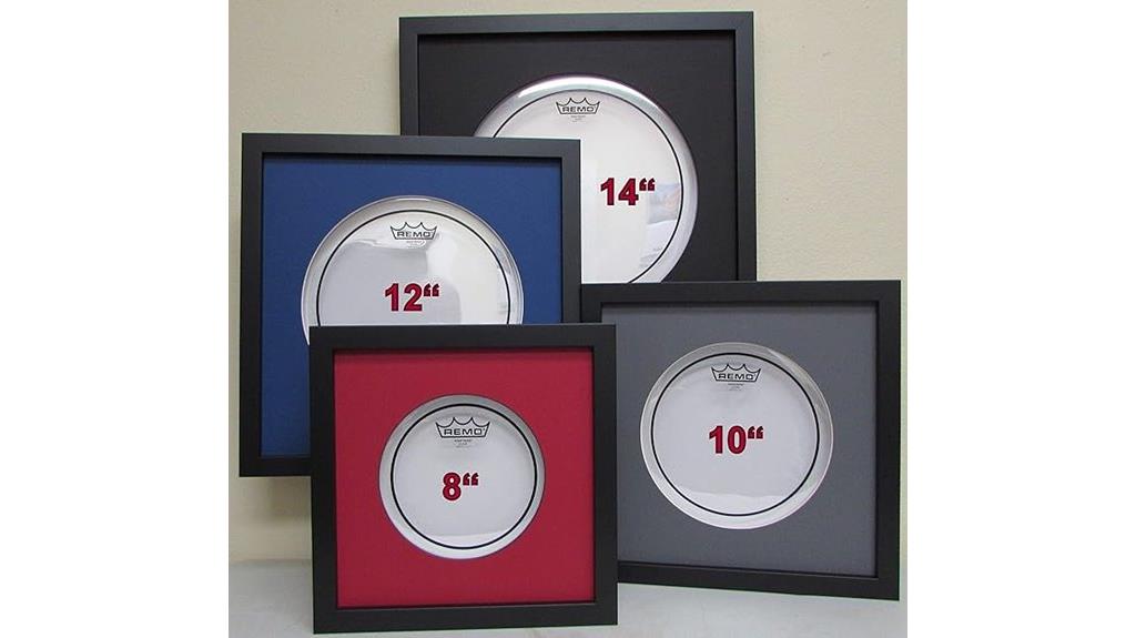 black drum head frame