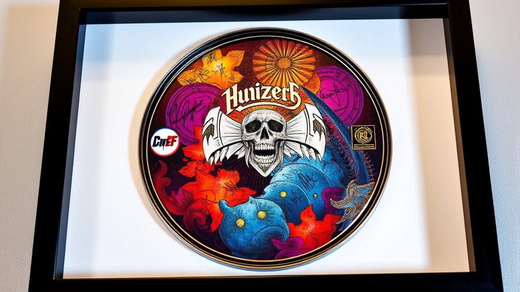 black wood shadow box