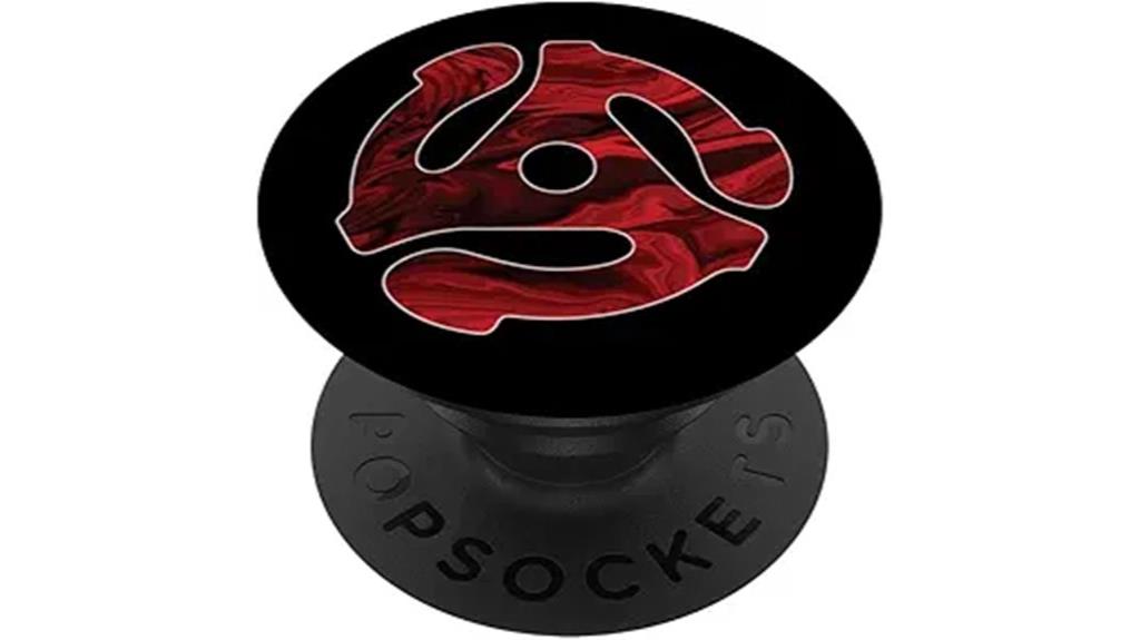 blood red turntable adapter