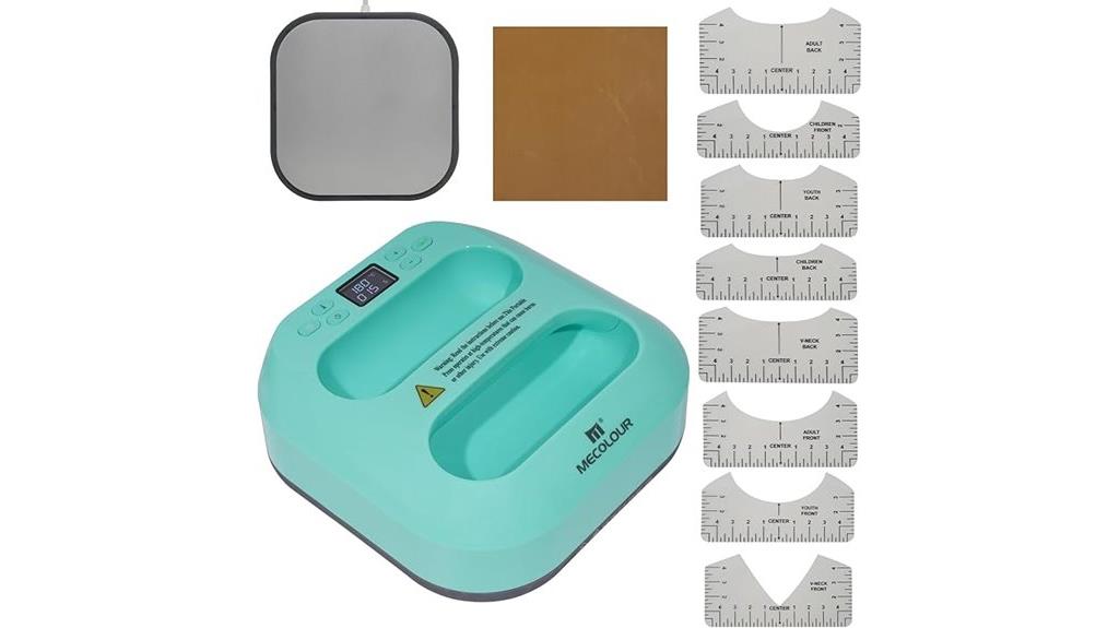 blue mecolour t shirt press