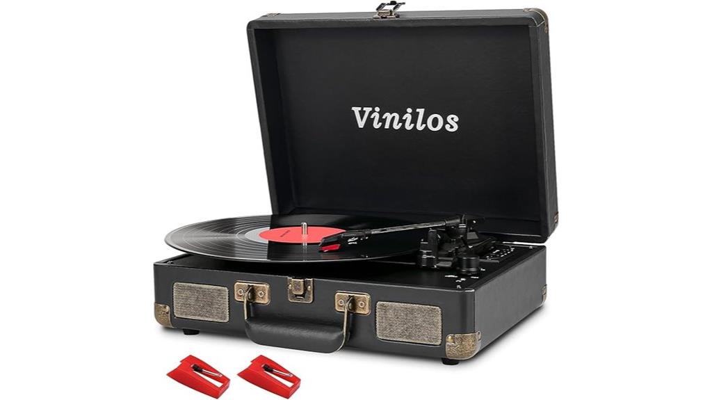 bluetooth record player speakers