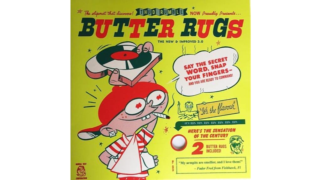 butter rug slipmat pair