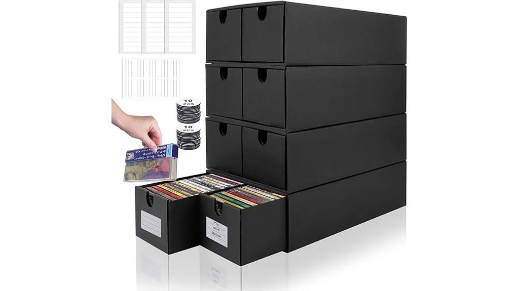 cassette tape storage set