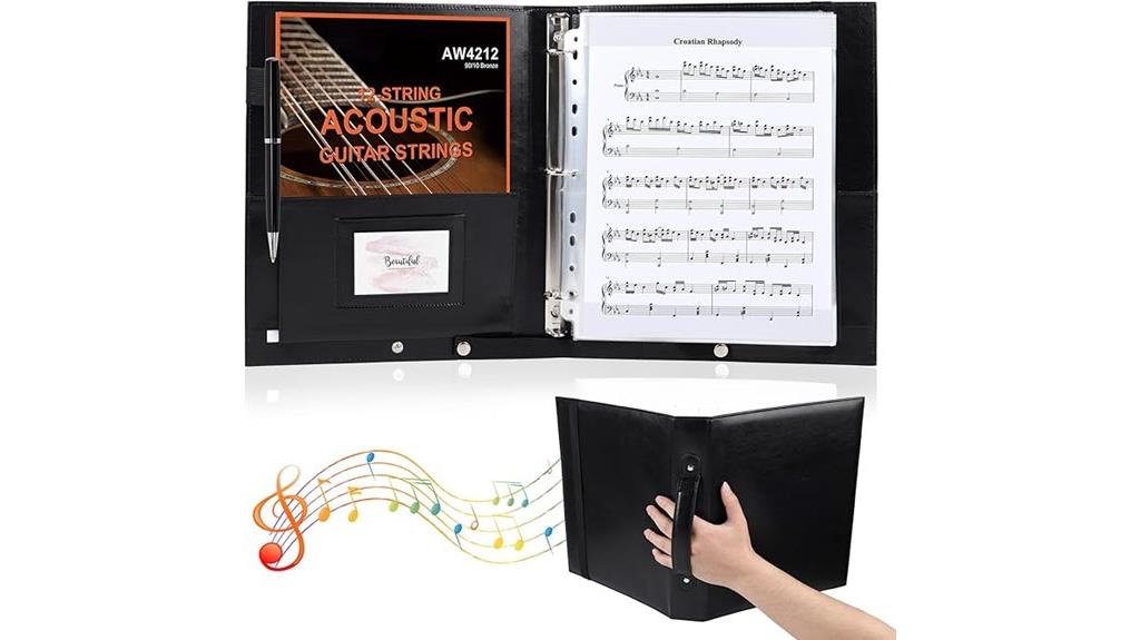 choir sheet music binder