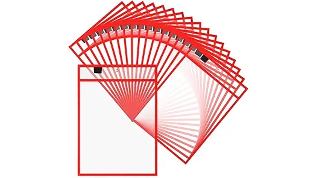 chomely 25 dry erase sleeves