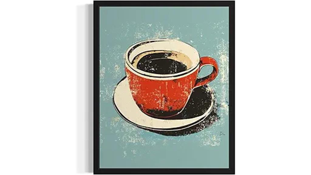 coffee cup pop art