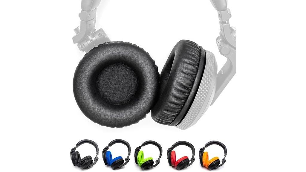 colorful dj headset ear pads