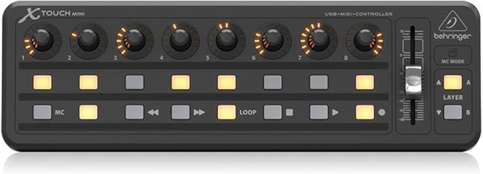 compact behringer midi controller