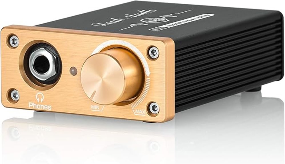 compact headphone amplifier