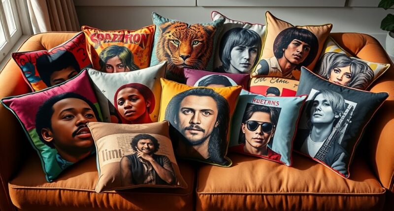 custom music album pillows