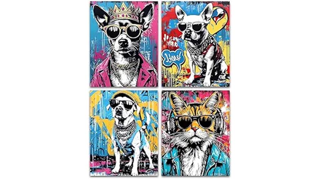 dog graffiti art prints